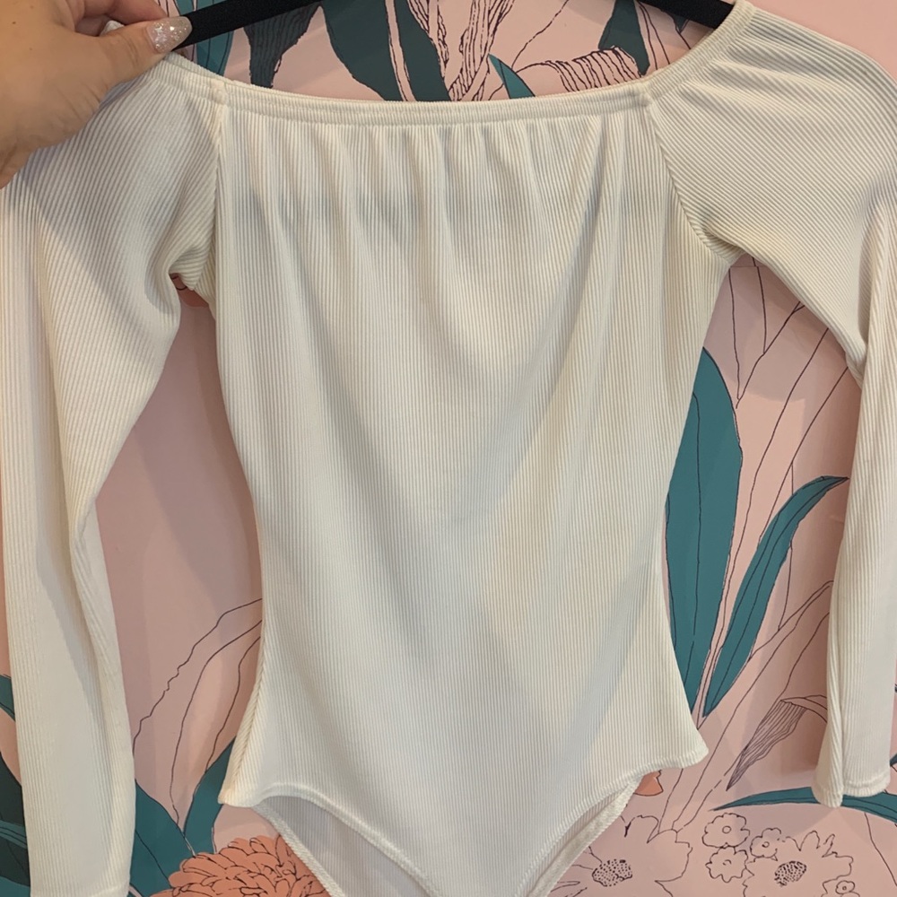 Off the Shoulder Boohoo Bodysuit